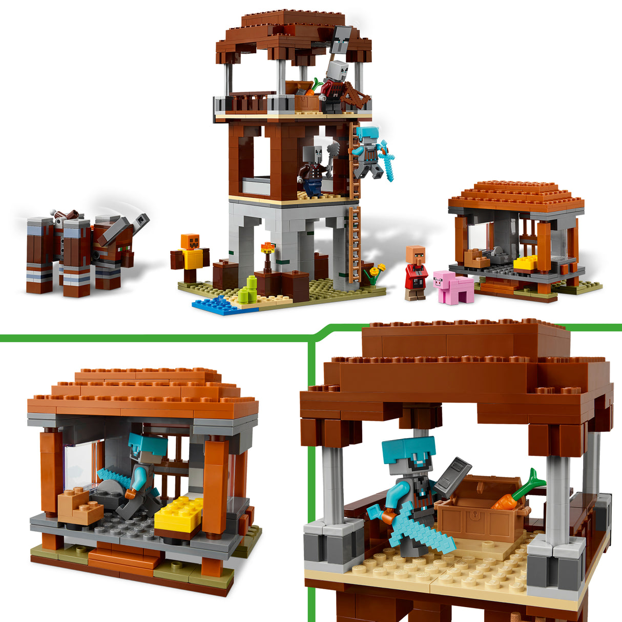 LEGO Minecraft Rüüstajate eelpost ja Laastaja
 21278L