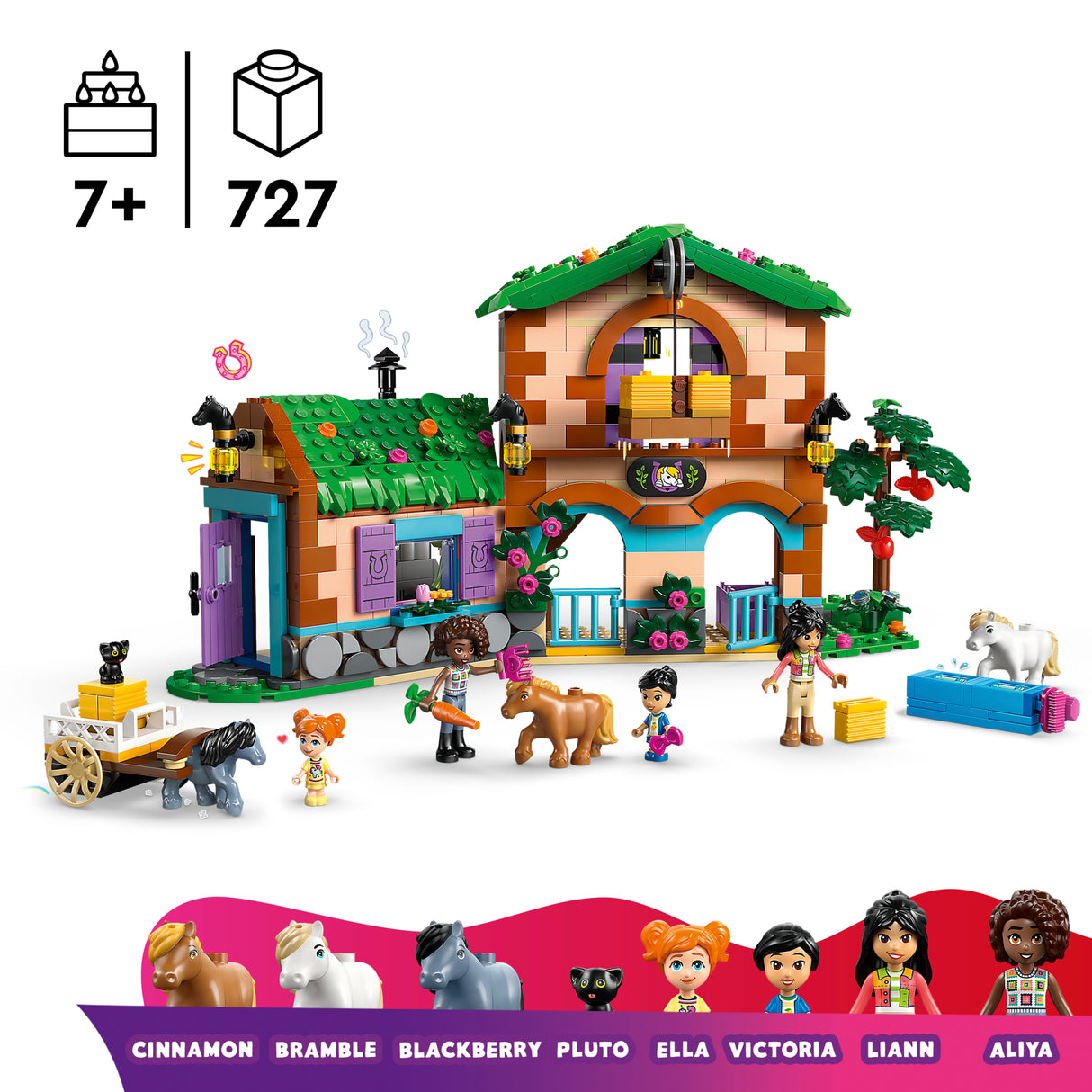 LEGO Friends Poni rantšo ja tall
 42654L