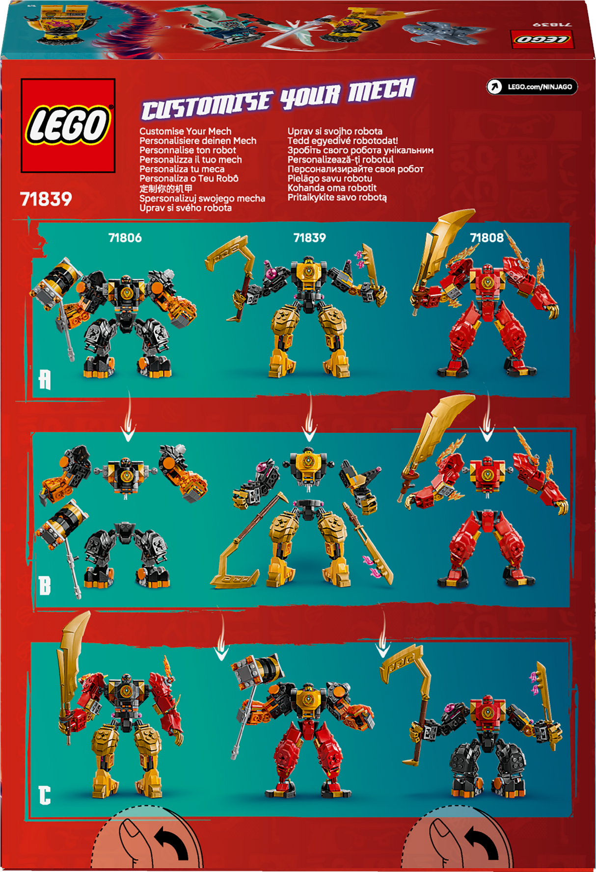 LEGO Ninjago Arini spinjitzu lahingurobot 71839L