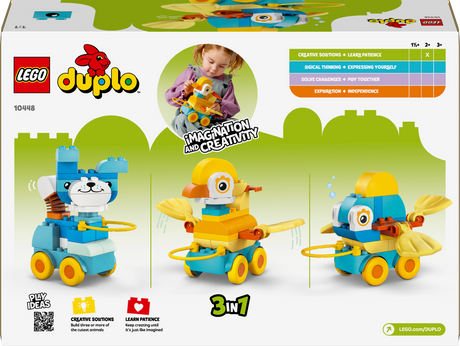 LEGO DUPLO Kolm ühes: loomad ratastel 10448L