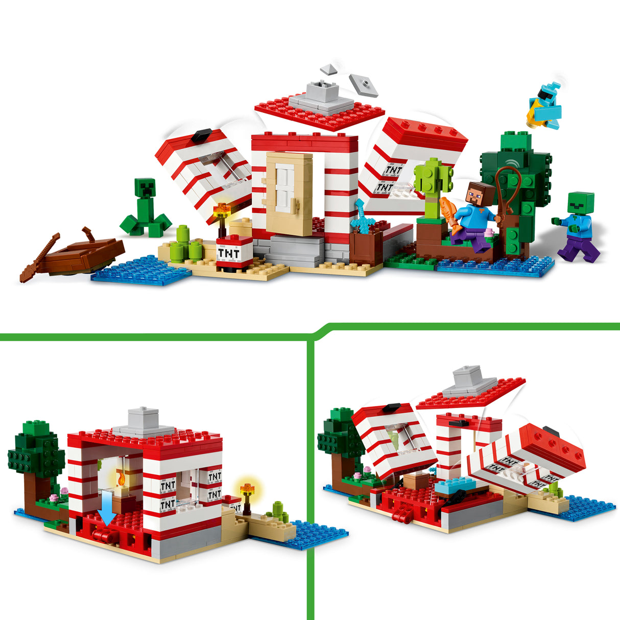 LEGO Minecraft TNT džunglimaja 21275L