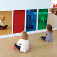 TTS vikerkaare seinapeegel - punane EY06766B
