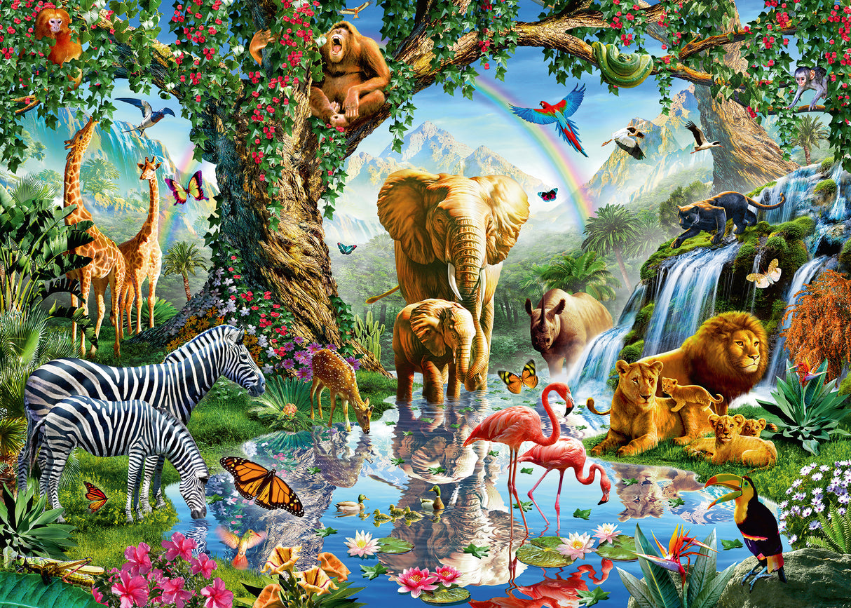Ravensburger pusle 1000 tk: seiklused džunglis 12000682V