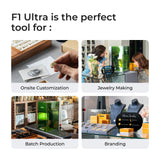 xTool F1 Ultra 20W kiud- ja dioodlasergraveerija: Klass 1 P5010383
