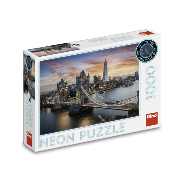 Dino neoonpusle 1000 tk: päikeseloojang Toweri silla kohal 54137D