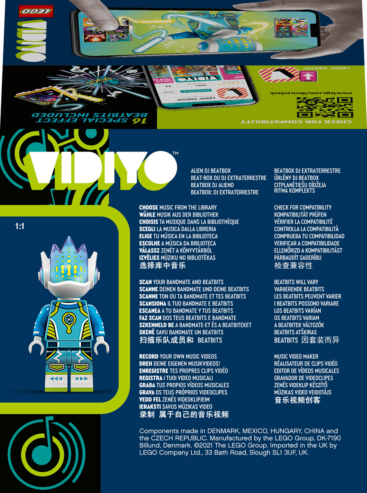LEGO Vidiyo Tulnukas DJ 43104L
