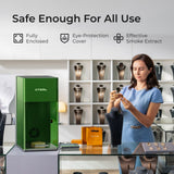 xTool F1 Ultra 20W kiud- ja dioodlasergraveerija: Klass 1 P5010383