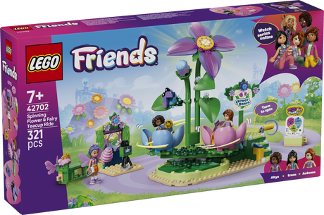 LEGO Friends Pöörlev lille ja haldja tassikarussell 42702L