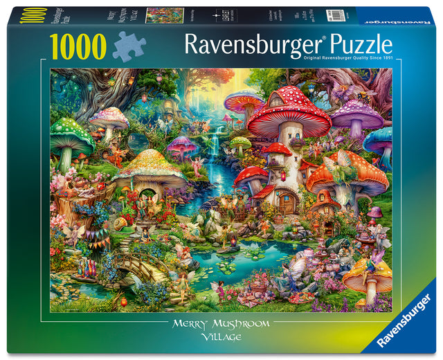 Ravensburger pusle 1000 tk: rõõmus seeneküla 12001258V