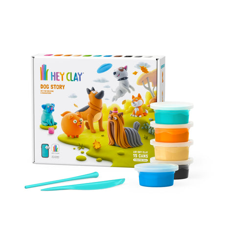HEY CLAY voolimismass 15 tk: koerte valik 15024E