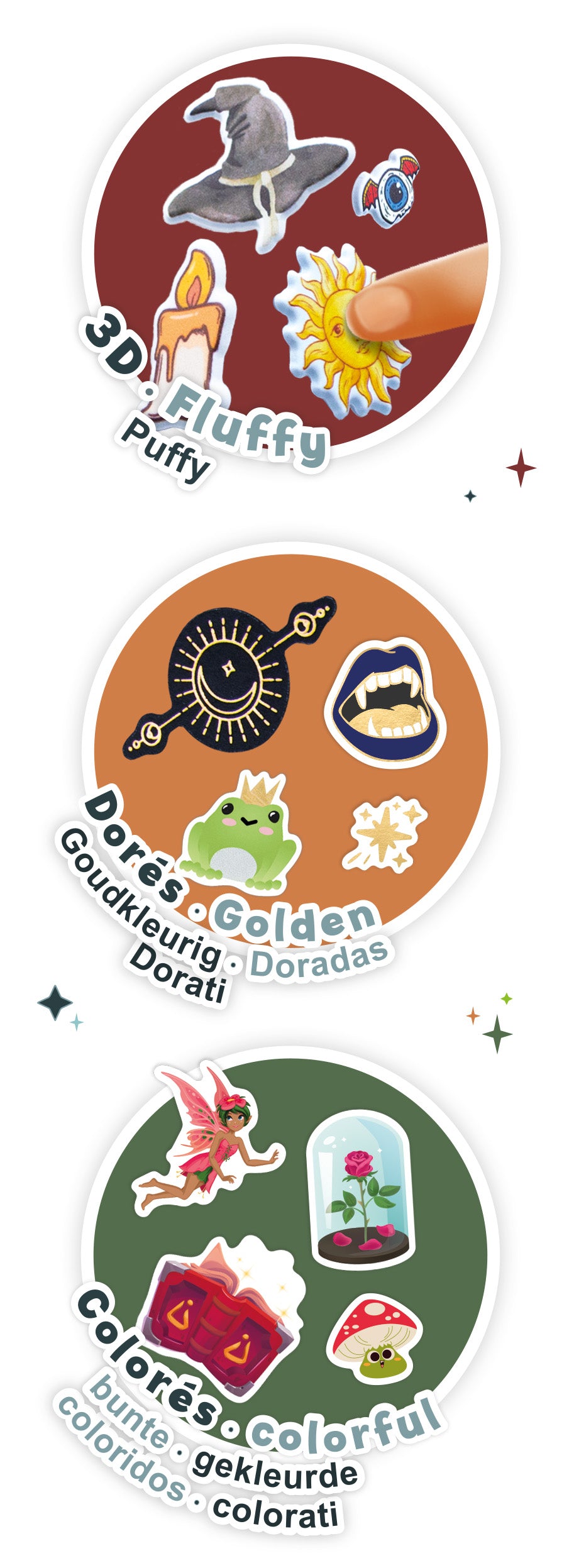 Buki kleebiste komplekt - fantaasia FK020I