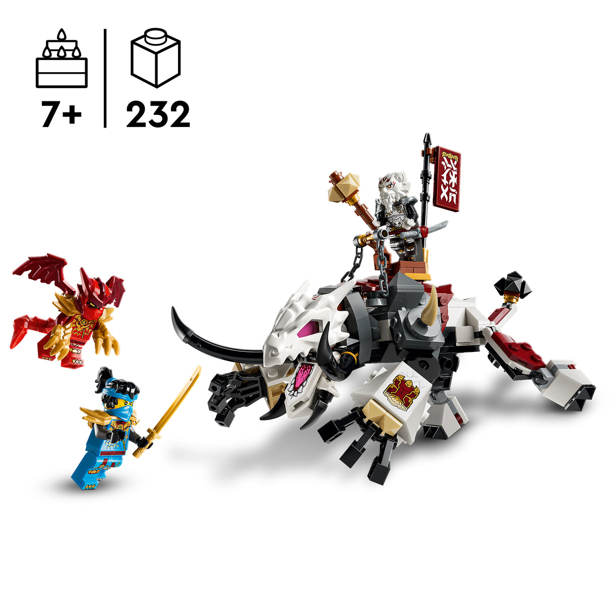 LEGO Ninjago Zilvar ja Grimtak, lohekoletis 71863L
