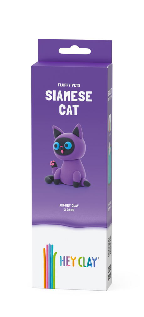 HEY CLAY voolimismass 3 tk: Siiami kass 30112E