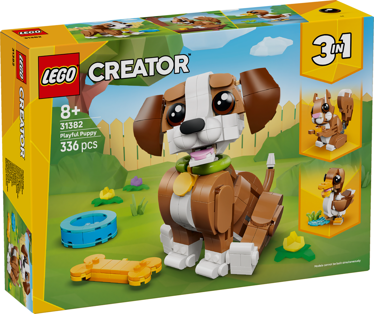LEGO Creator Armsad loomad: Mänguhimuline kutsikas 31382L