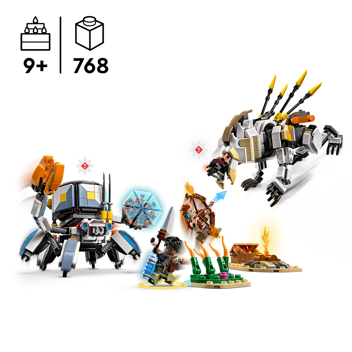 LEGO Horizon Aloy ja Varl vs. Shell-Walker ja Sawtooth 77037L
