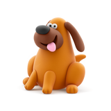 HEY CLAY voolimismass 15 tk: koerasõbrad 15030E