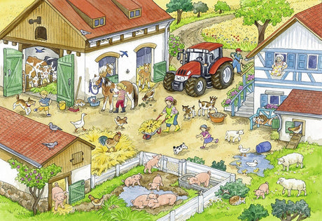 Ravensburger pusle 2x24 tk Päev farmis 091959V