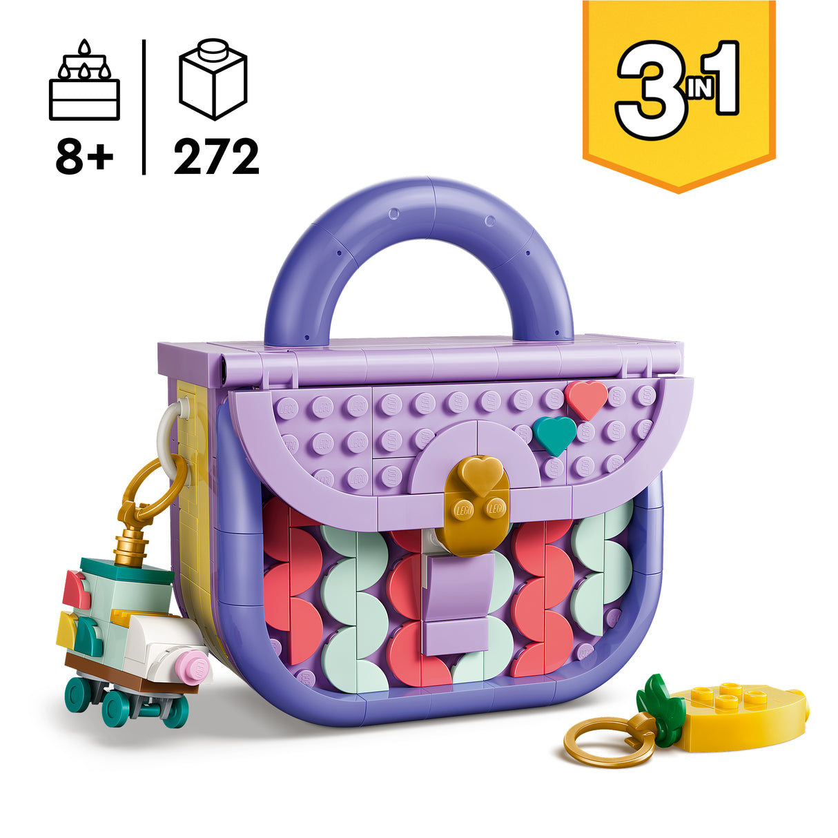 LEGO Creator Stiliseeritud käekott hoiukohaga 31391L