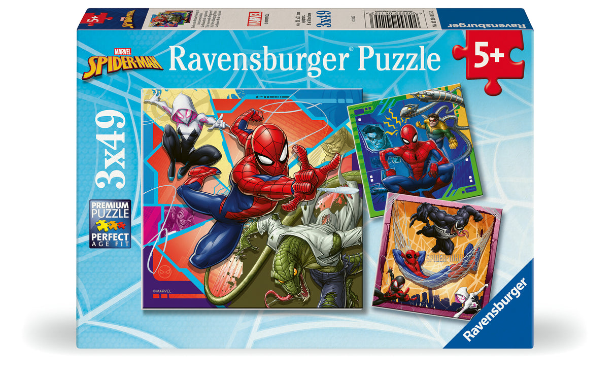 Ravensburger pusle 3x49 tk:  ämblikmees 12004115V
