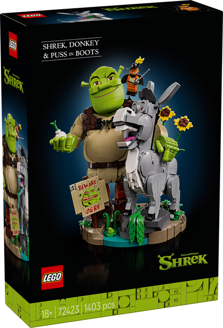 LEGO Shrek: Shrek, Eesel ja Saabastega Kass 72423L