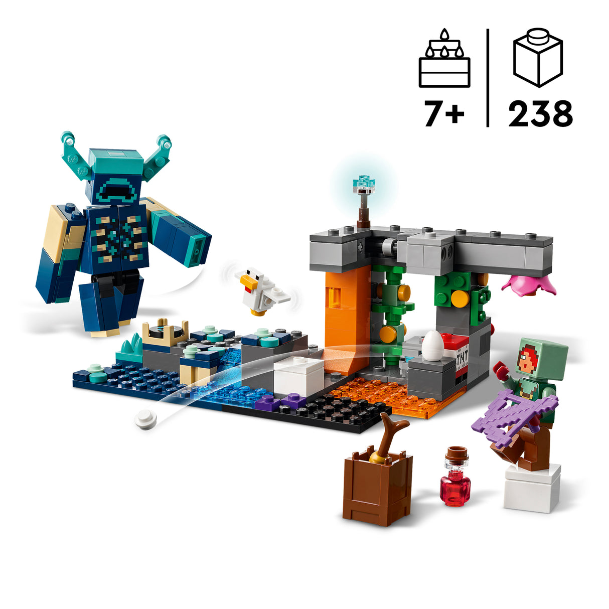 LEGO Minecraft Kohtumine ülevaatajaga 21274L