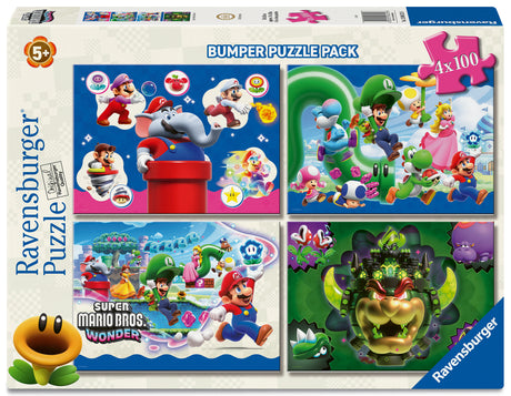 Ravensburger pusle 4x100 XL tk: Super Mario Bros. Wonder 12004321V