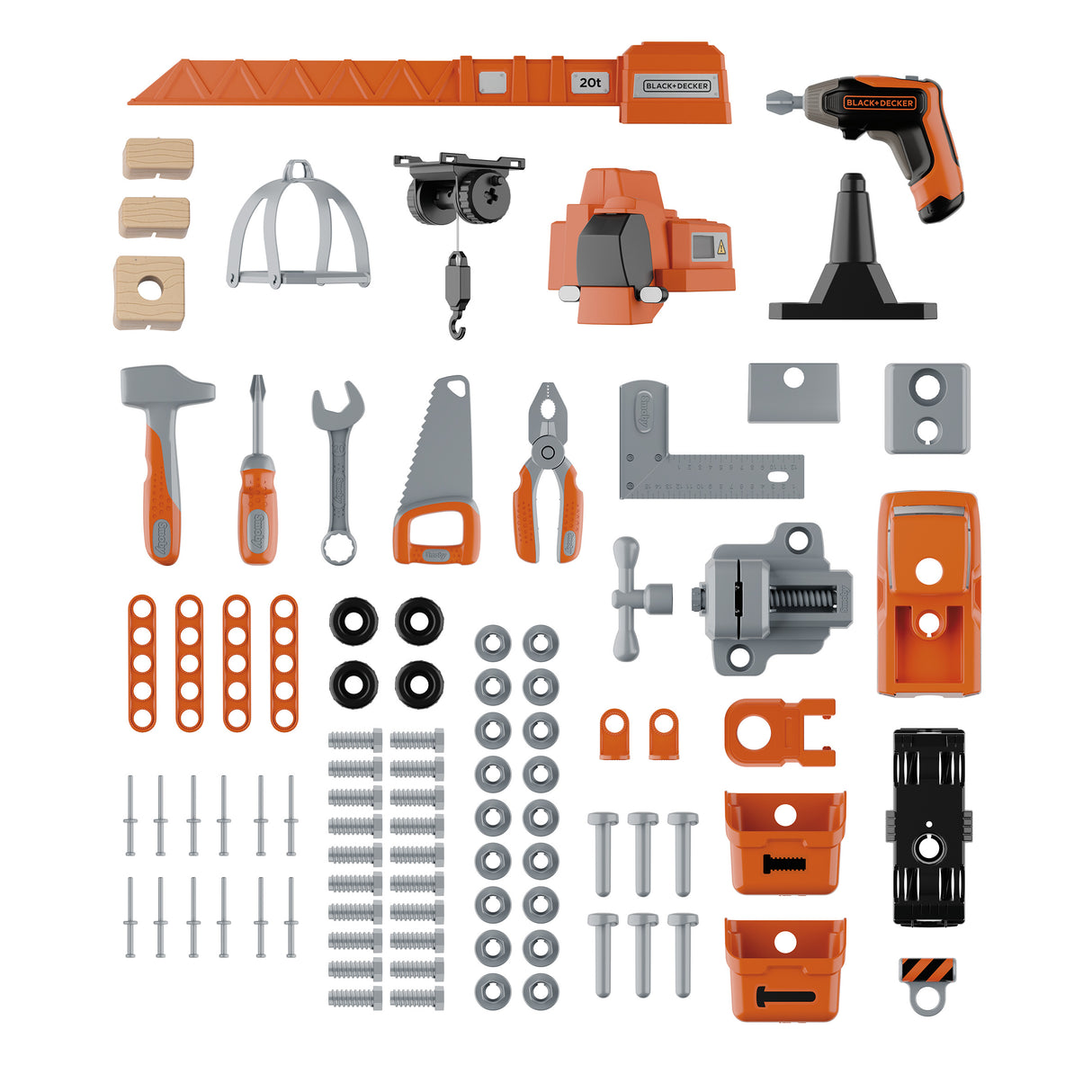 Smoby B&D Bricolo ehituskomplekt 87 tk 360741S