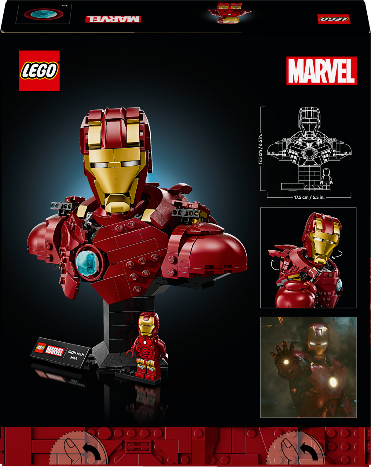 LEGO Marvel Iron Man MK4 büst 76327L