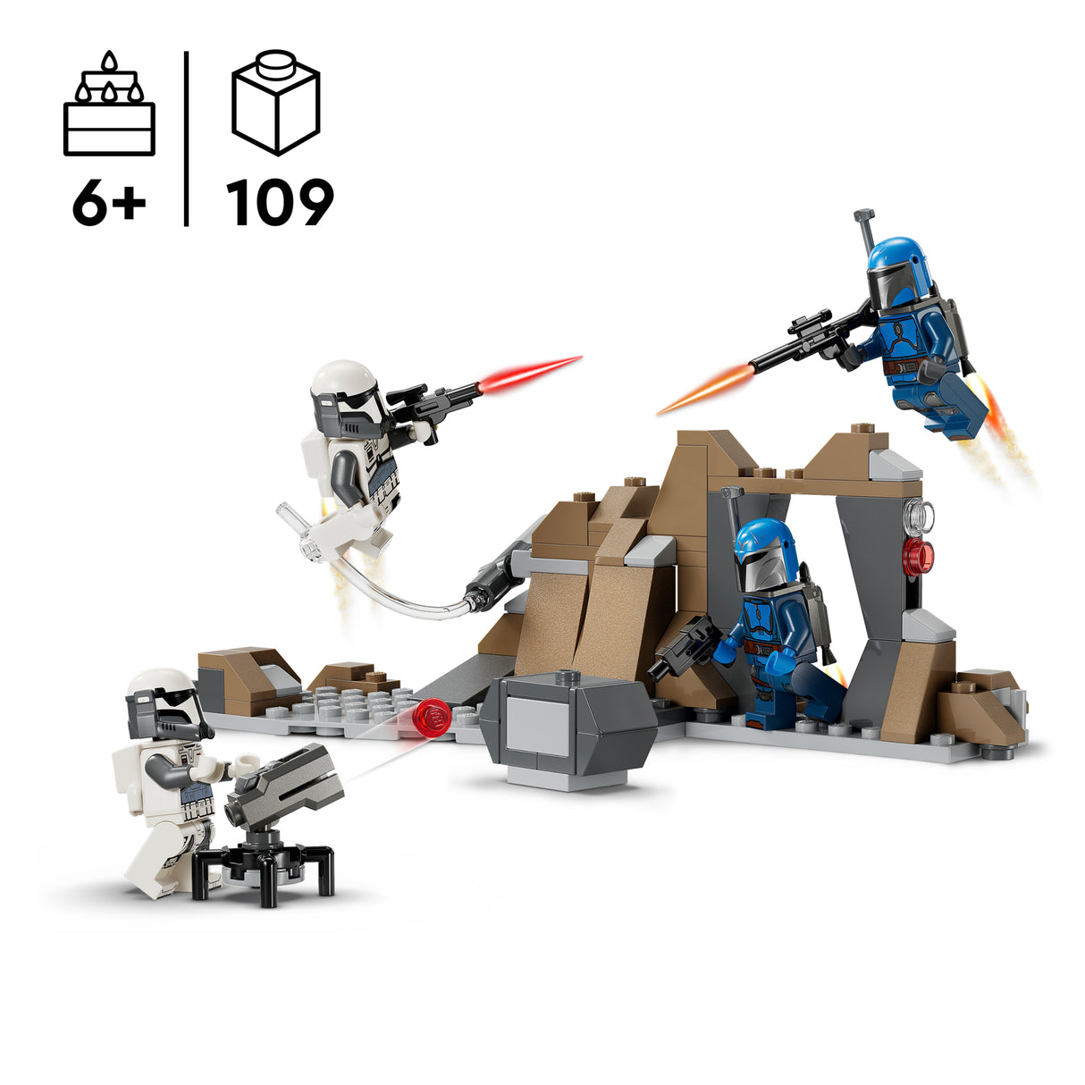LEGO Star Wars Mandalorei varitsemise lahingukomplekt 75373L