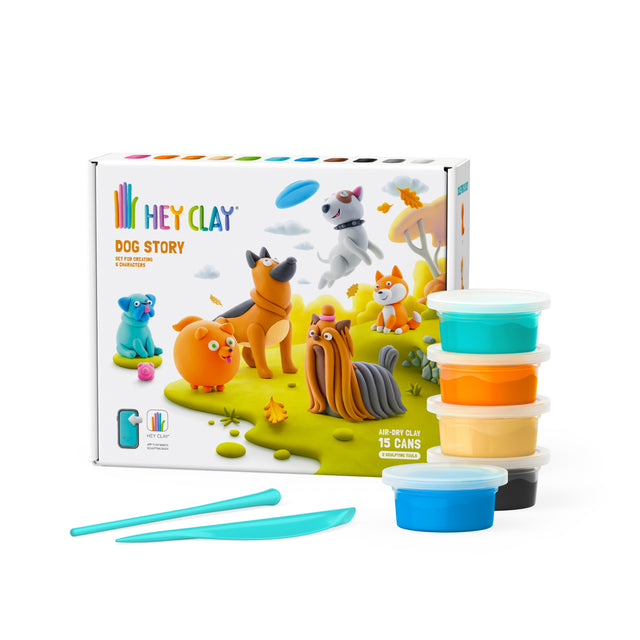 HEY CLAY voolimismass 15 tk: koerte valik 15024E