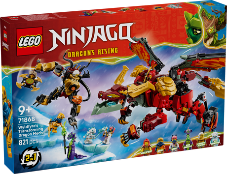LEGO Ninjago Wyldfyre'i muutuv draakonirobot 71868L