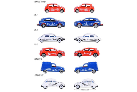 Simba Majorette autod premium: Prantsuse sari - 6 erinevat 212055011B
