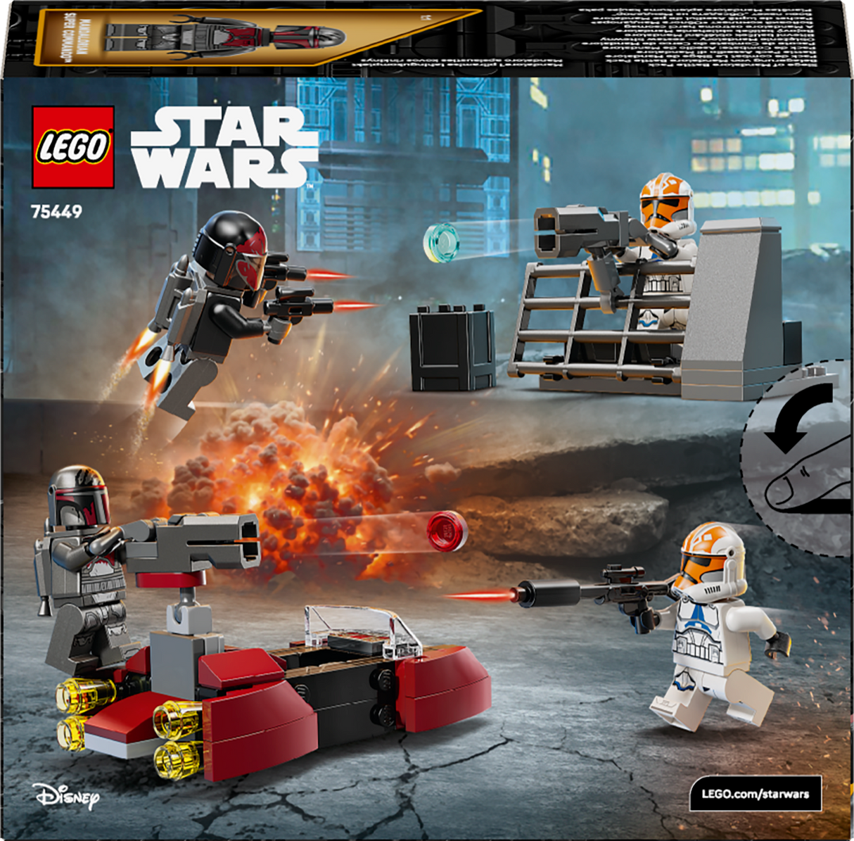 LEGO Star Wars Mandalore'i piiramise lahingukomplekt 75449L
