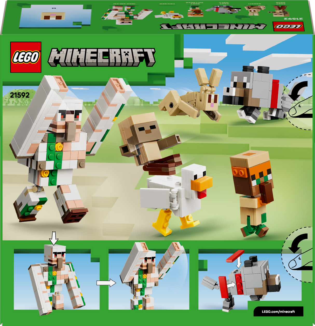 LEGO Minecraft Kanaratsutaja kõrberünnak 21592L
